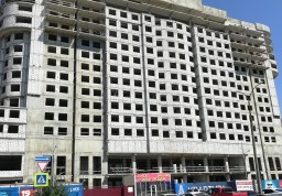Завершены работы по устройству плоской кровли на “Апарт-отеле”